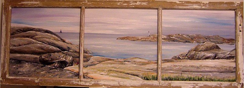 Klipporna och havet