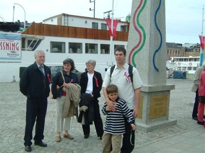 Ove, Berit, Anne, Jonas och Daniel, 17/5 -04