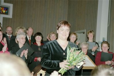 Marita avtackas för årets insats, 26/12 -02