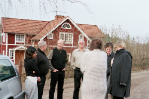 Besök hos Skoogs på Hjälmsäter, 1/4 -02
