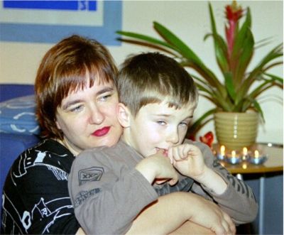 ... och Adam verkar vara trött, 21/12 -03