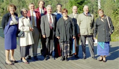 Fritz´s 75-årsfest på Hultafors, gruppfoto, 28/9 -03