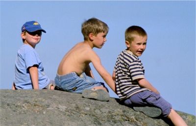 Tre kusiner (Felix, Jonas & Adam), 8/6 -03