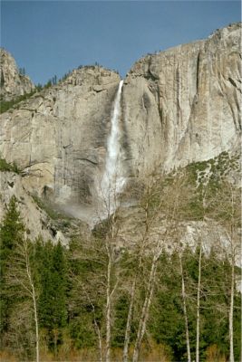 Brudslöjefallet i Yosemite Park, 29/3 -03
