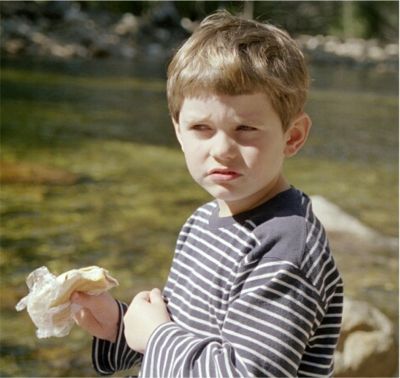 Gott med lite lunch, Yosemite Park, 29/3 -03
