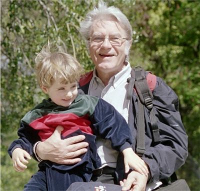 Max & morfar i Montavlo, Saratoga, 5/4 -03