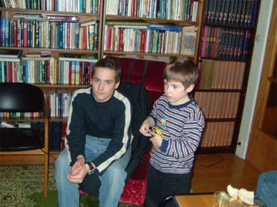 Lukas och Adam, 22/2 -04