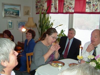 Yvonne, Hellvi, Ulla Britt, Sven-Erik och Ove, 22/2 -04