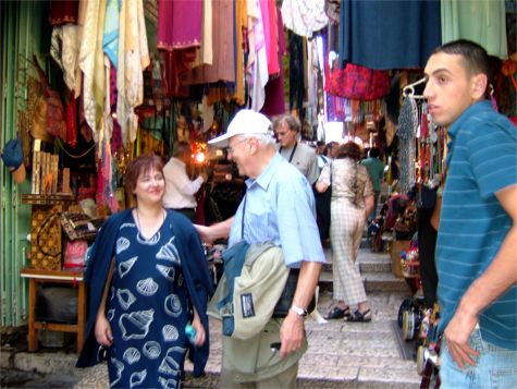 Marita o Fritz i Gamla Stán, Jerusalem, 29/10 -05