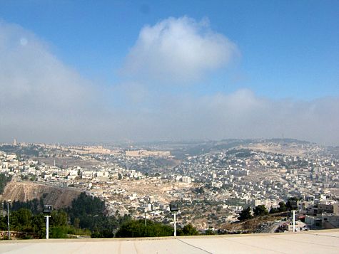 Utsikt över delar av Jerusalem, 30/10 -05