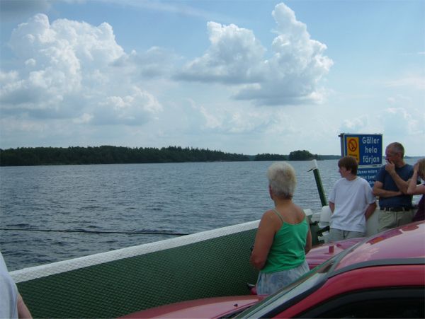 Båtresa på Bolmen till Bolmsö, 29/7 -06