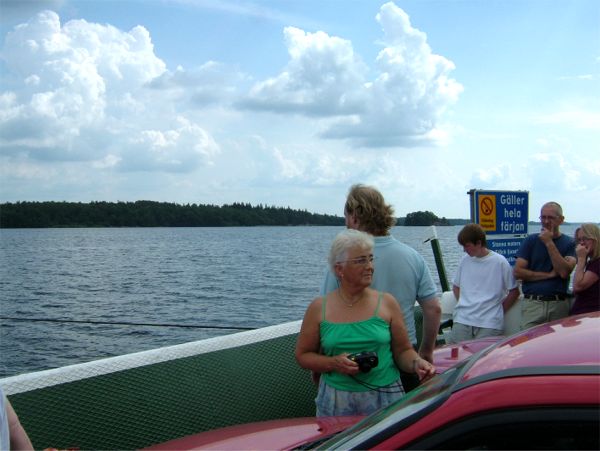 Båtresa på Bolmen till Bolmsö, 29/7 -06