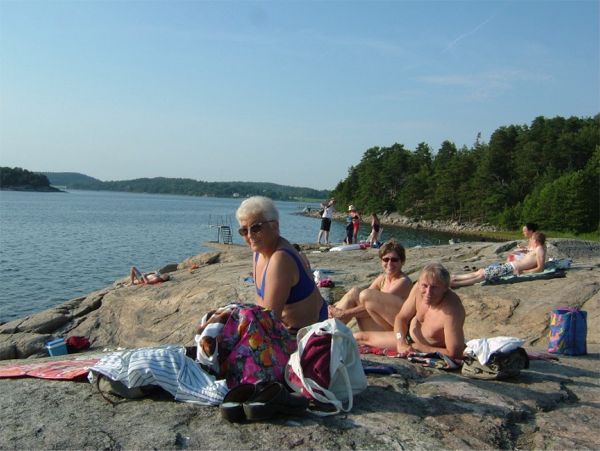 Elsie, Eva och Toje , Saxenhovbadet, Strand, 6/7 -06