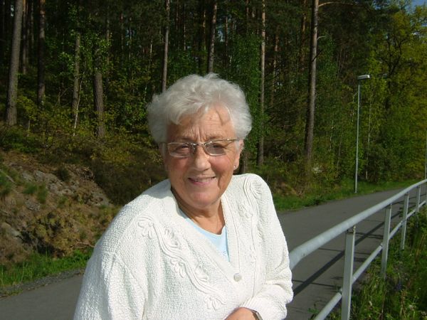 Elsie & jag på promenad ...