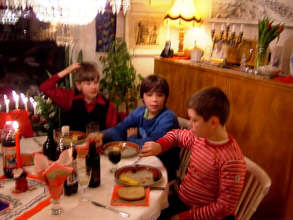 Adam, Jonas och Felix; 9/6 -07
