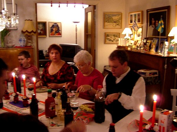 Felix, Marita, Elsie och Mats; 22/12 -07