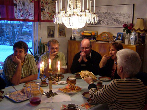 Fars Dag: Daniel, Mats, Markku, Marita och Elsie; 11/11 -07