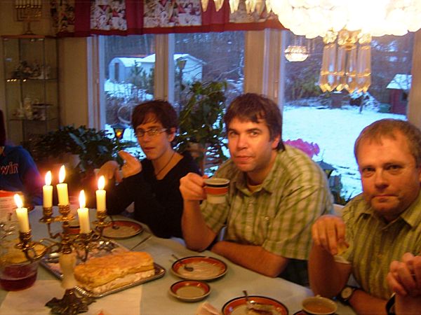 Fars Dag: Åsa, Daniel och Mats; 11/11 -07