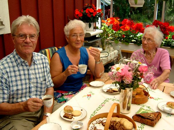 Fika i Ödesbacka; 7/8 -07
