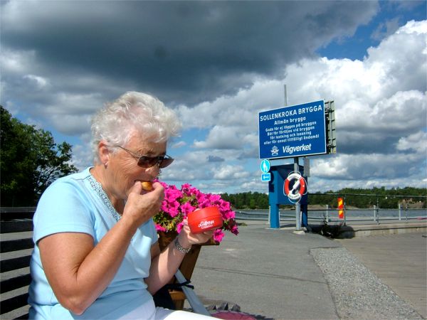 ... Sollenkroka där vi fikade; 26/8 -07