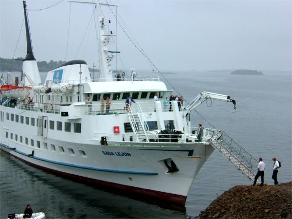 Andra strandhugget vid Fångön - en nedlagd gruva; 12/8 -07