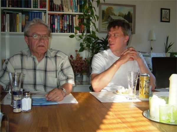 Ivan och Christer tycks ha allvarligt samtal; 7/6 -08