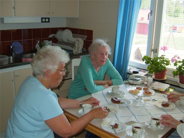 Elsie och Sonja Nilsson i Bergsjö; 8/6 -08