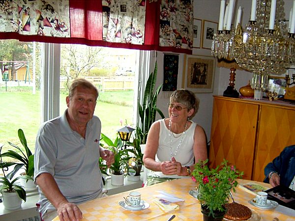 Besök av Kjell & Berit Sand ...