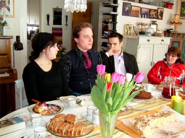 Filippa, Isak, Lukas och Berit; 16/3 -08