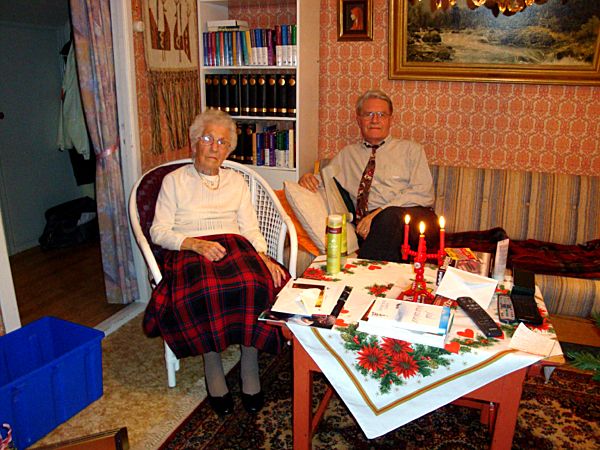 ... med julklappsutdelning ...
