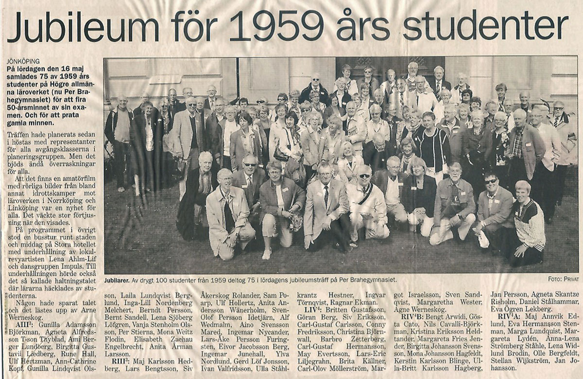 50-årsjubileum av studentexamen