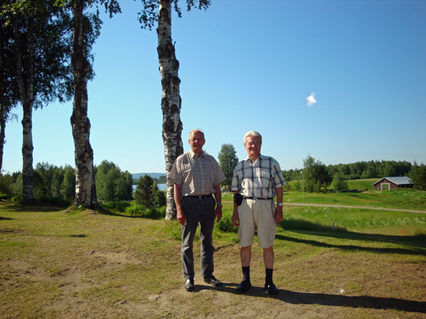 Nu har vi kommit upp till Mårdsjön, strax norr om Dorotea, ...
