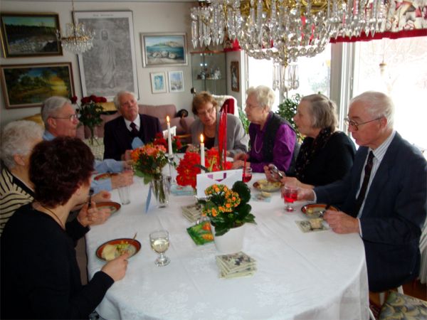 Åsa, Elsie, Ivan, Hilding, Karin, Gunni, Birgit och Lars.