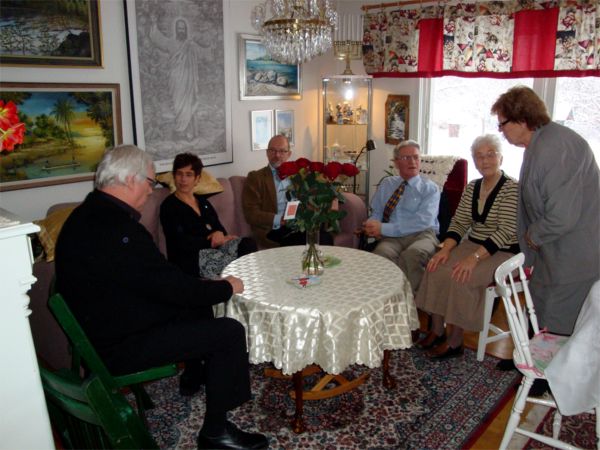Göran, Åsa, C G, Ivan, Elsie och Karin.