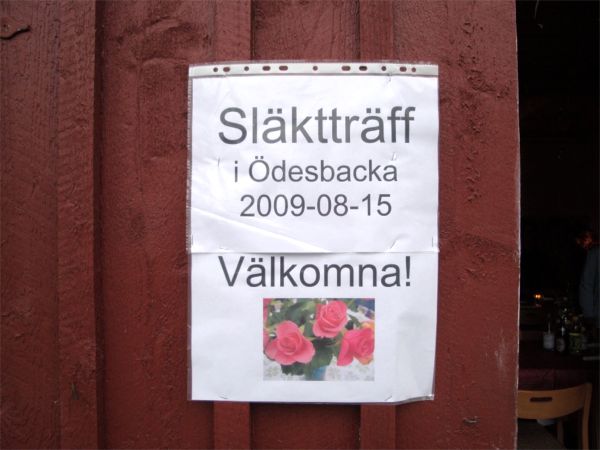 Släktträff på Ödesbacka