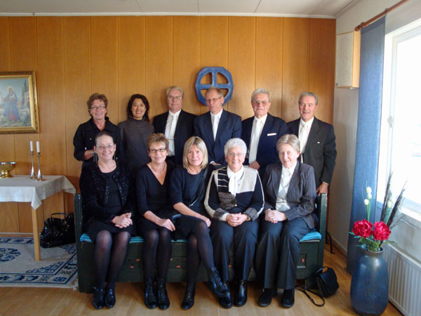 Gruppfoto av de närmast släktingarna ...