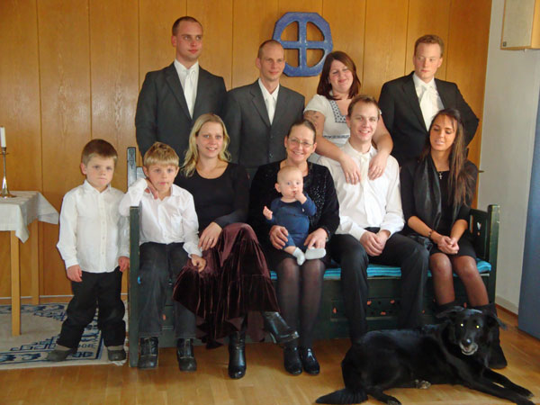 ... och av Annas familj; 22/10 -10