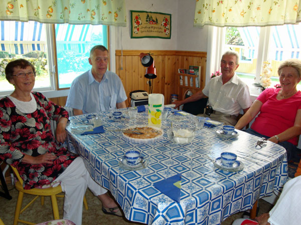 Besök av Gullan & Bengt, Birgitta & Gudmund; 10/7 -10