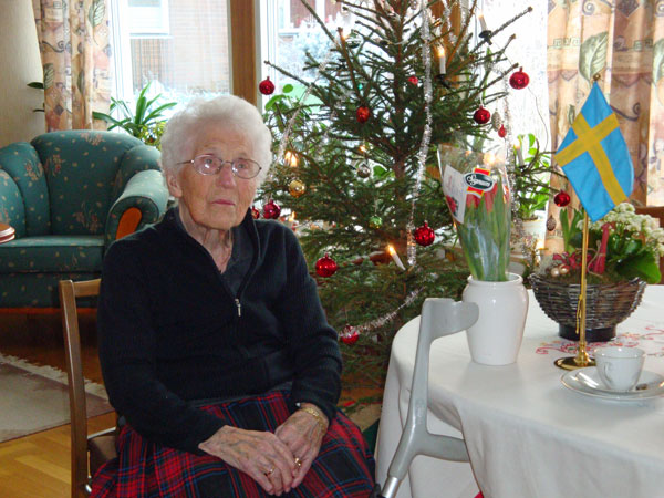 Greta besöker Sven-Erik i Linköping; 12/1 -10