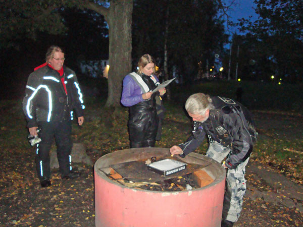 Årets sista Tyfri MC-tur med grillning ...