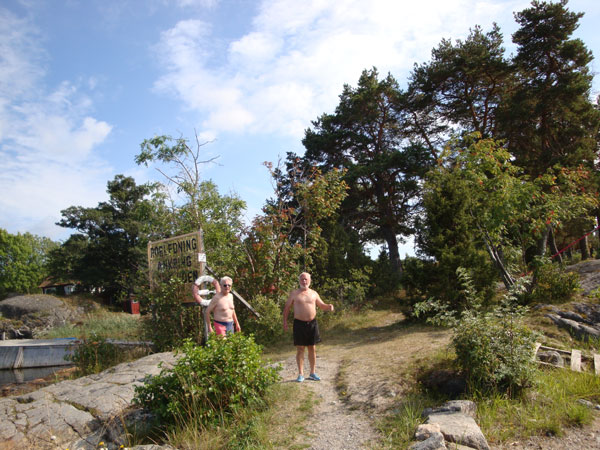 Efter badet ...