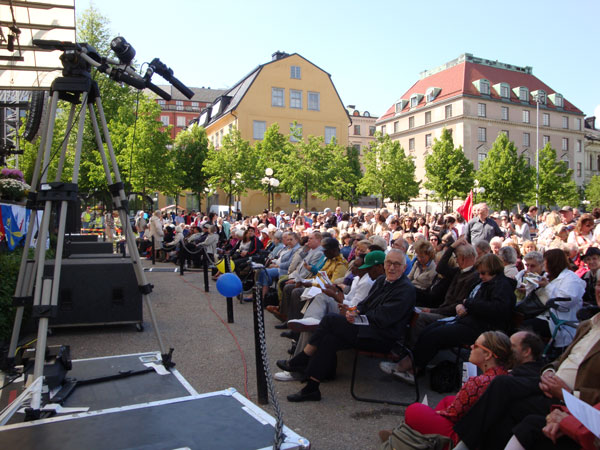 Bild från scenen.