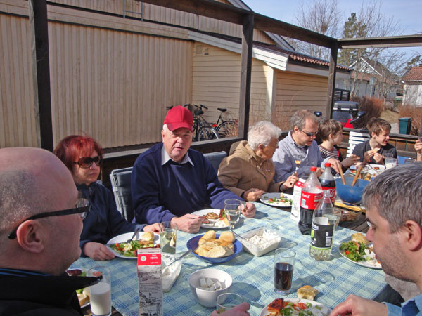 Grillfest hos Daniel med ...