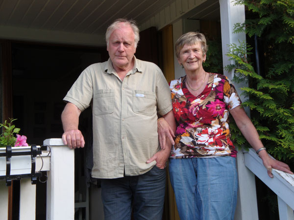 Kåre & Lisbeth - goda vänner i Bergsjö, som vi gästade; 13/6 -12.