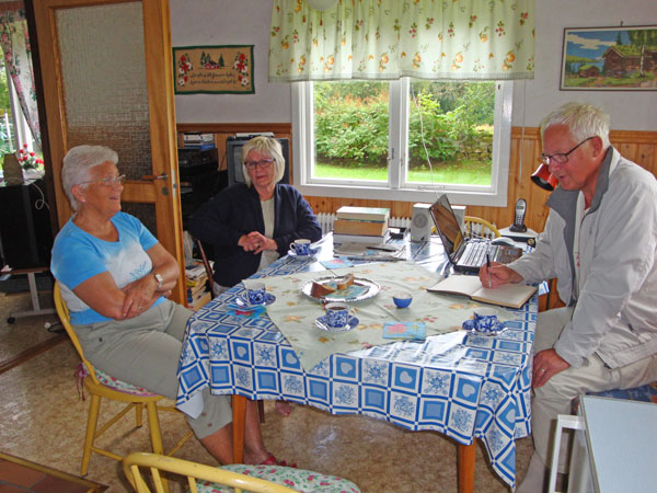 Besök av Inger & Anders Bergh på Danhäll; 30/7 -12.