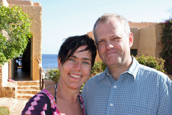 Åsa & Mats på semester i Egypten den 2/3 -12 (Foto: Åsa Henricson).