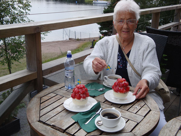 Elsie & jag utnyttjar ett presentkort på ...