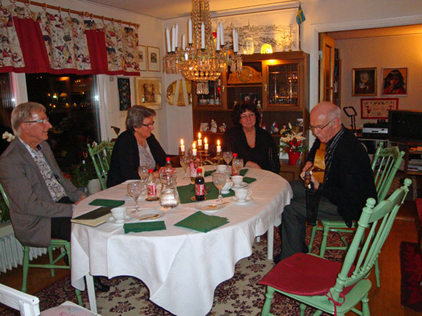 Besök av Ken & Margaretha och Yvonne & Göran den 7/1 -12.