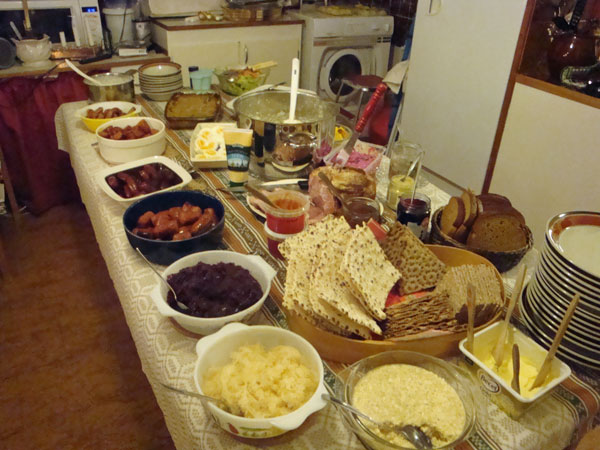 ... julmaten hemma hos oss.