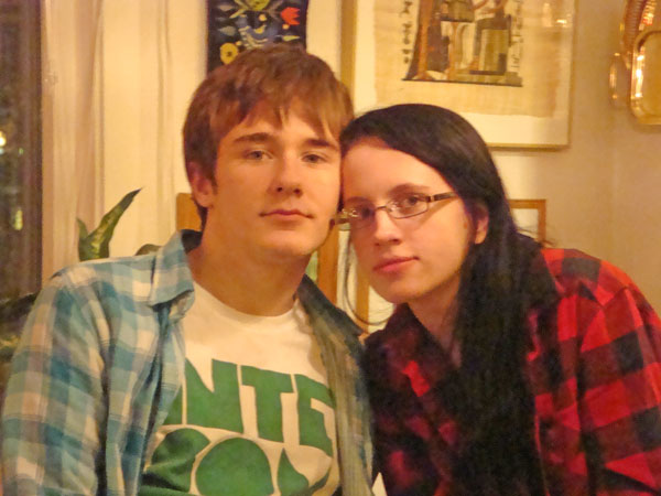 Adam och Mimmi.
